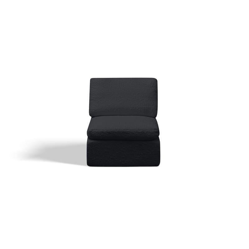 110" Modular L-Shape Cloud Sectional Sofa with Ottoman, 7 Pillows & Non-Slip Design
