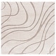 preview thumbnail 200 of 213, SAFAVIEH Florida Shag Sigtraud Abstract Waves 1.2-inch Thick Rug