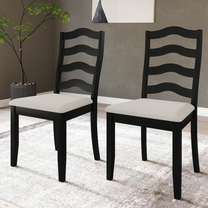 CraftPorch Sophistique Wooden Dining Chairs (Set of 2) - N/A