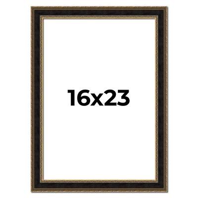16x23 Frame Gold Antique Vintage Sold Wood Picture Frame | 1.75 Inch