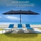 preview thumbnail 18 of 41, Kozyard Butterfly 15' Outdoor Patio Double-Sided Aluminum Umbrella