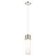 Option Polished Nickel / White Shade
