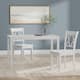 Option White Table + White Chairs