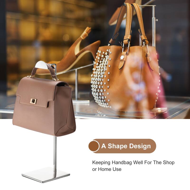 Purse Display Stand, 2Pcs - Stainless Steel Purse Hanger, Adjustable
