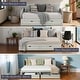 preview thumbnail 6 of 10, Alaterre Furniture Harmony Wood Daybed with King Conversion
