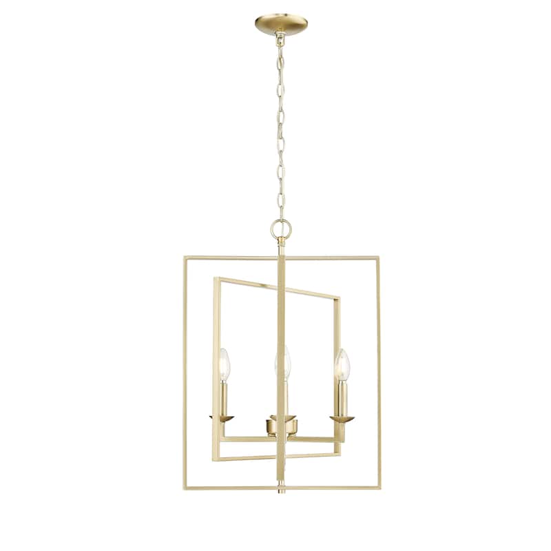 Millennium Lighting Nellis 4 Light Pendant Fixture - 24.5 Inch - Modern Gold