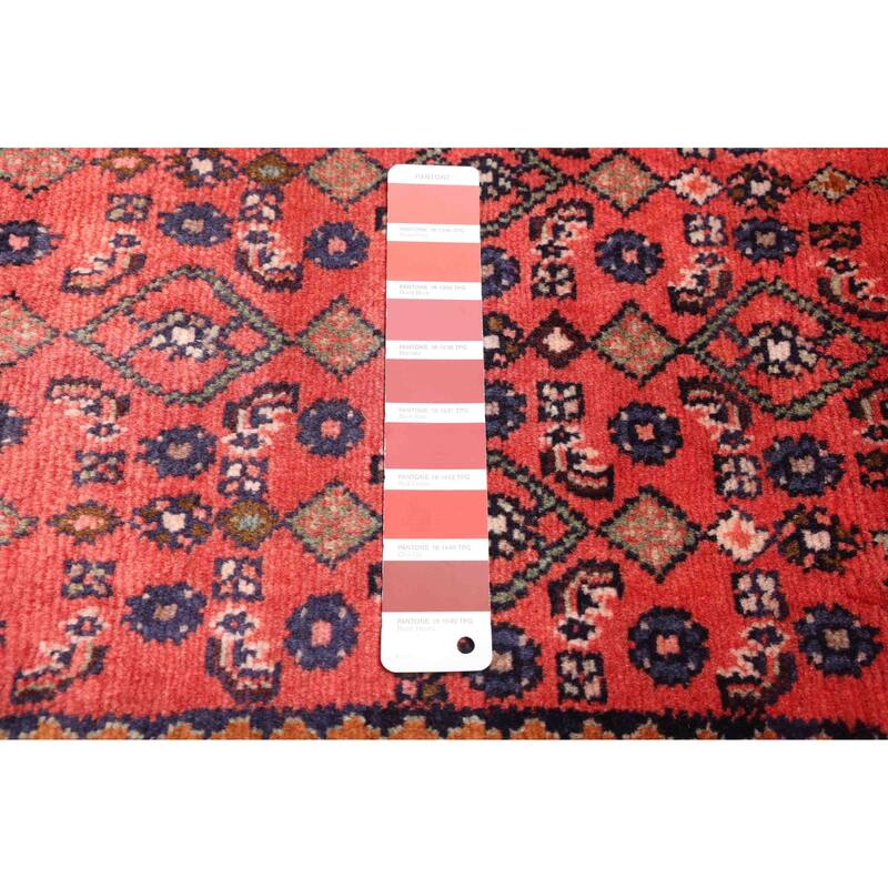 ECARPETGALLERY Hand-knotted Andelz Red Wool Rug - 4'11 x 6'0