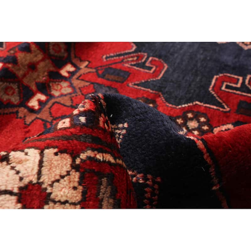 ECARPETGALLERY Hand-knotted Anadol Navy Wool Rug - 3'7 x 10'6