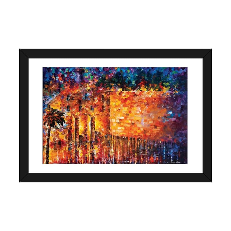 iCanvas "Wailing Wall" by Leonid Afremov - Black - 24x32x1