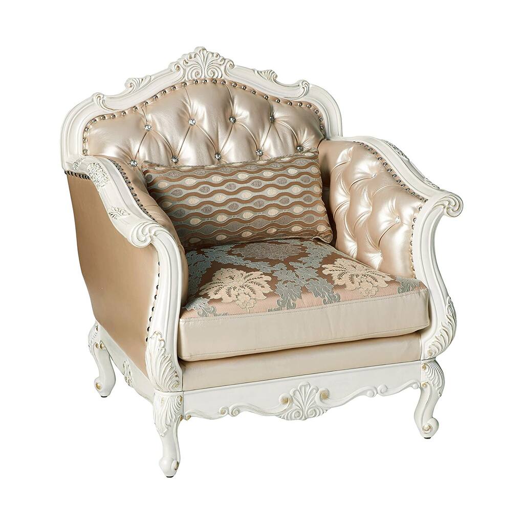 Rose Gold Chair with Nail Head Trim