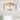 Modern 3-Light Rippled Glass Semi-flush Mount Clear Lantern Durm Ceiling Fixture Kitchen Hallway - 15.0 in