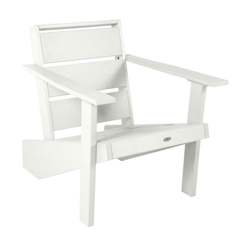 BAHIA VERDE OUTDOORS Haven Modern Adirondack Chair - Coconut White