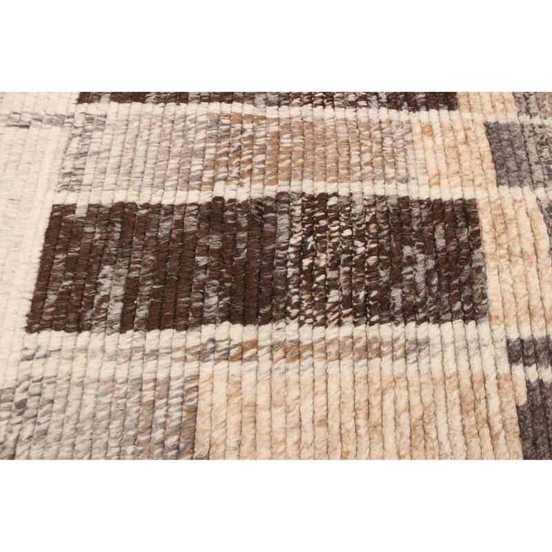 ECARPETGALLERY Hand-knotted Tangier Ivory Wool Rug - 8'0 x 9'10