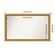 preview thumbnail 180 of 191, Wall Mirror Choose Your Custom Size - Extra Large, Townhouse Gold Wood Outer Size: 48 x 29 in