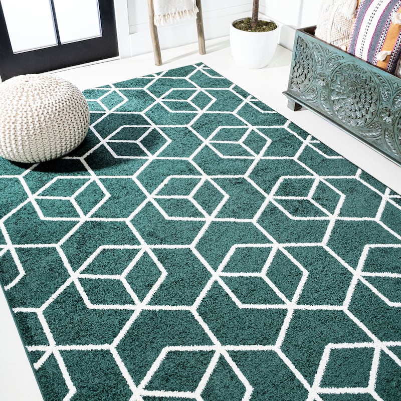 JONATHAN Y Cole Blocks Modern Geometric Area Rug
