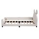 preview thumbnail 20 of 20, Twin Upholstered Daybed with Carton Ears Headboard, Grey