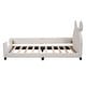 preview thumbnail 9 of 9, Twin Upholstered Daybed with Carton Ears Headboard, White