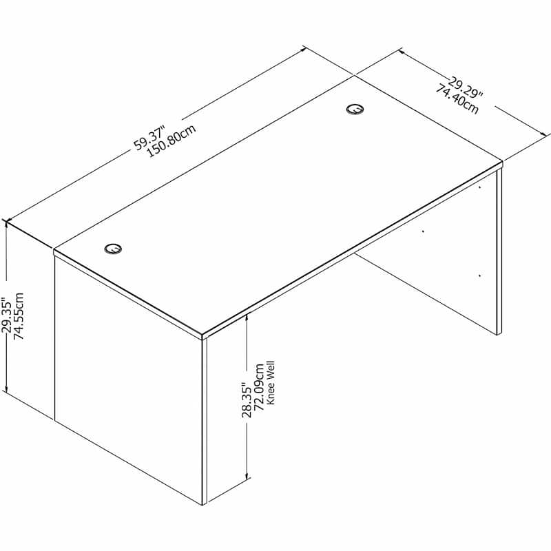 Studio C 60W x 30D Office Desk by Bush Business Furniture
