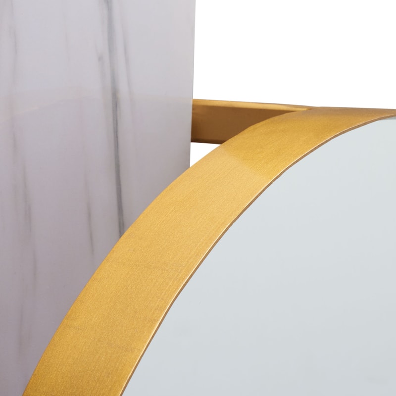 SAFAVIEH Aubree Modern Art Deco 16-inch Wall Mirror