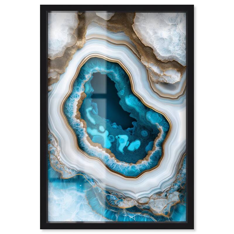 Gilded Geode Eye III Shadowbox by Art Remedy - Black - 10" x 15"