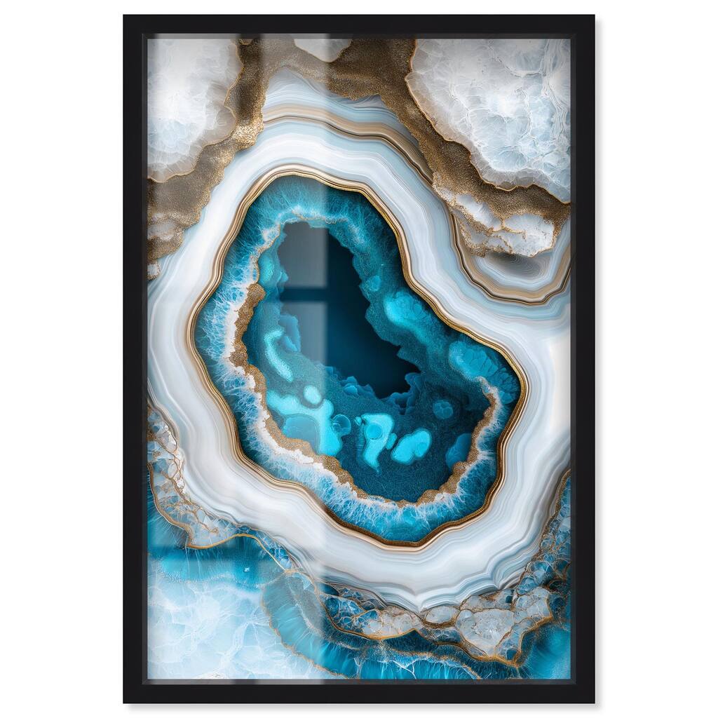 Gilded Geode Eye III Shadowbox by Art Remedy