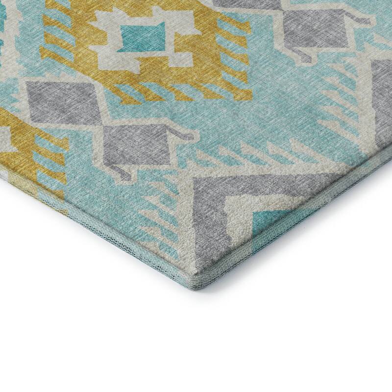 Premium Washable Super Soft Modern Global Mayfield Rug