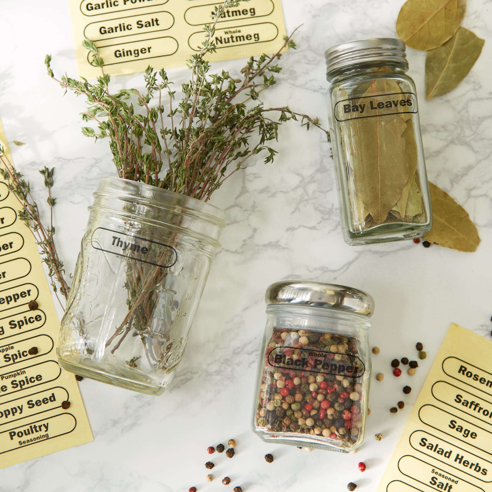 Spice jar labels outlet bed bath and beyond
