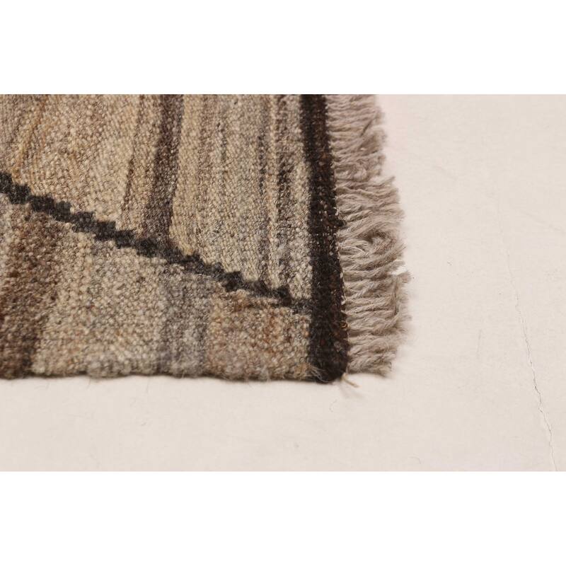Sivas Taupe Kilim 5'1" x 6'9" - 5'1 x 6'9