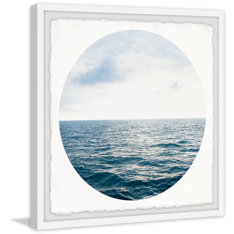 'Middle of the Ocean' Framed Painting Print
