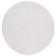 preview thumbnail 23 of 37, SAFAVIEH Lotus Ciska Rustic Stripe Rug 6'7" Round - Light Grey/Ivory