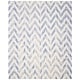 preview thumbnail 118 of 121, SAFAVIEH Dip Dye Marybeth Hand-tufted Wool Chevron Area Rug 8' x 10' - Ivory/Blue - Rectangle