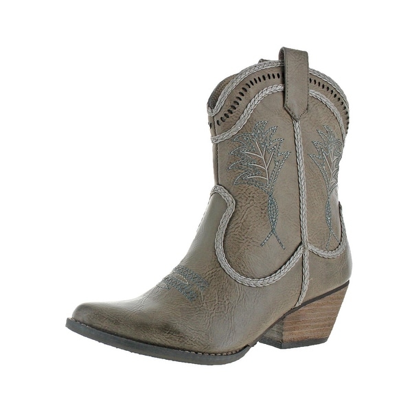 Very Volatile Womens Vinn Booties Cowgirl Ankle