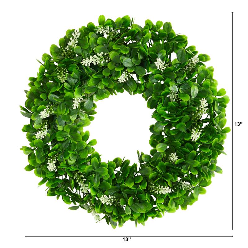 13" Jasmine Artificial Wreath