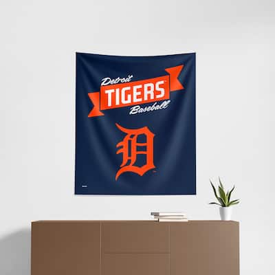 MLB Premium Tigers Printed Wall Hanging - 34"x40"