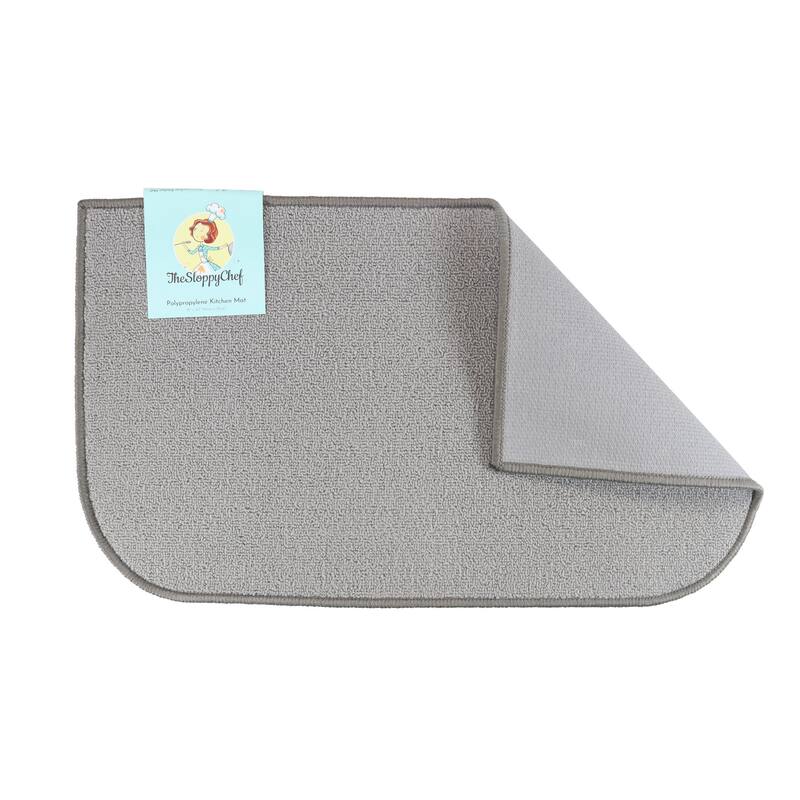 The Sloppy Chef D-Shaped Kitchen Rug - 18x30