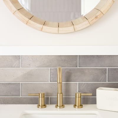 Merola Tile Capri Brick Fumo 2-1/2" x 10" Porcelain Floor and Wall Tile