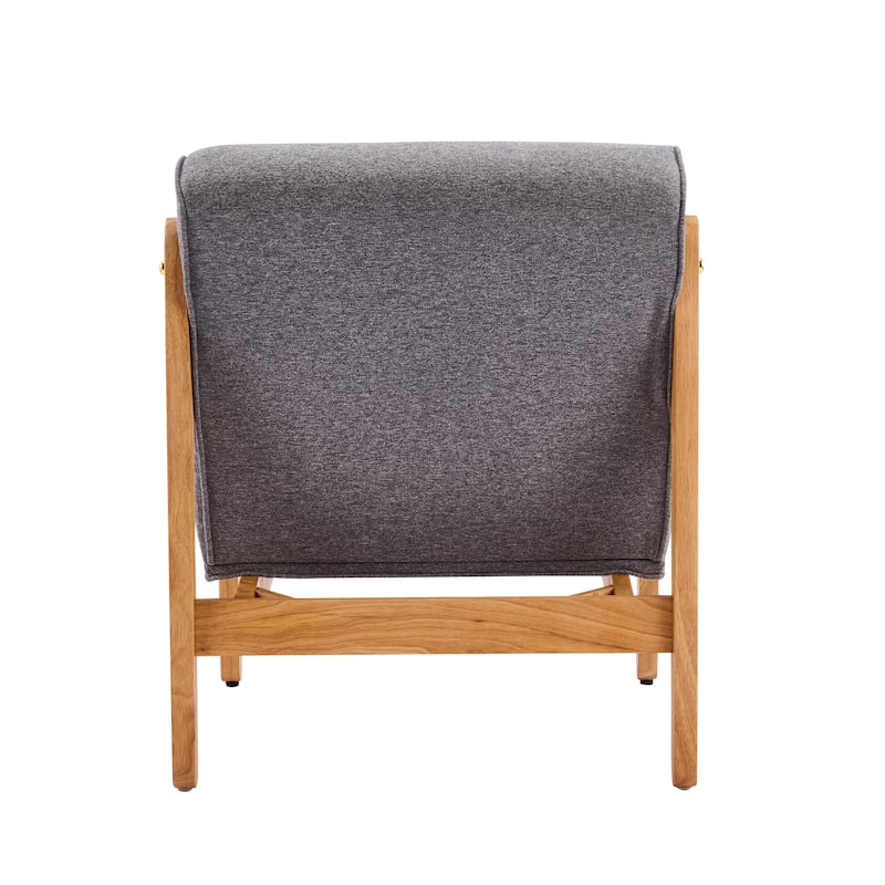 Scott Living - Modern Upholstered Accent Chair with Plush Layered Cushion & Solid Wood Frame - 25.75"W