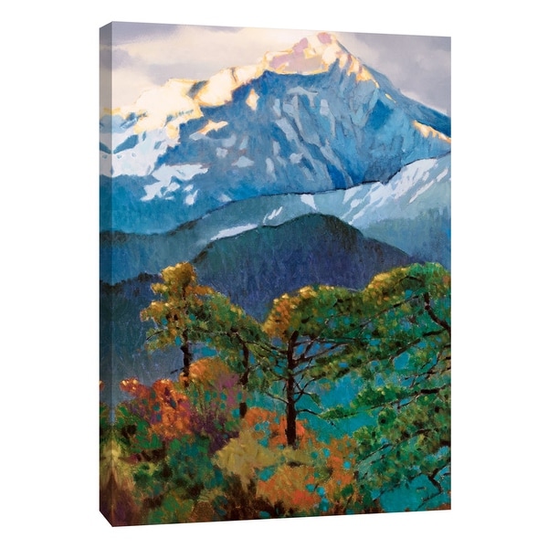 PTM Images 9-105460 PTM Canvas Collection 10" x 8" - "Eagle Tree" Giclee Forests and Mountains Art Print on Canvas