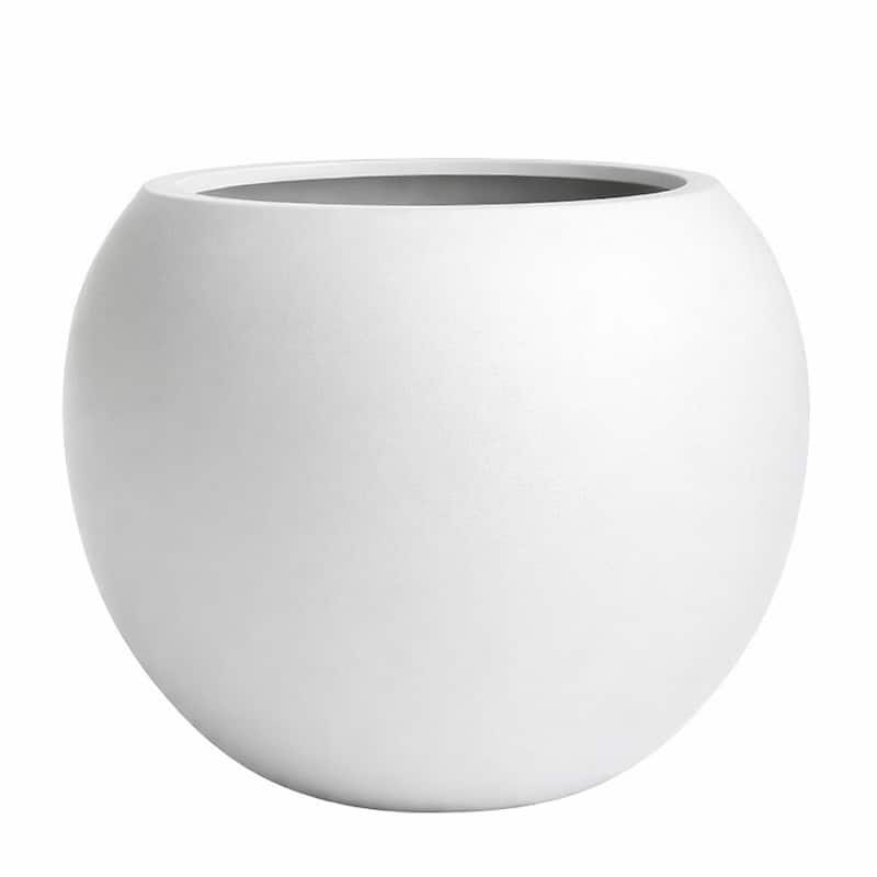 DreamPatio Riverside Fiberstone Composite Ball Planter for Indoor/Outdoor - Smooth Automotive 2K Coating