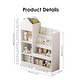 preview thumbnail 24 of 22, Children's Wooden Bookshelf and Toy Storage Organizer with Bookcase, 6 Compartments, and 2 Baskets