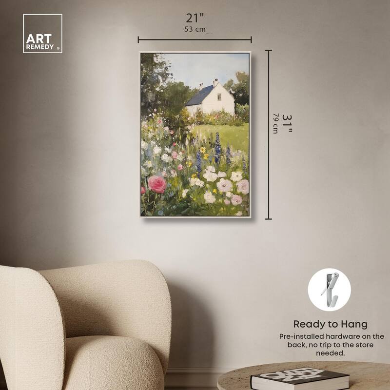 Floral Farmhouse II Canvas by Art Remedy