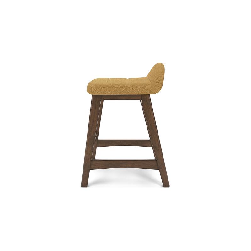 Signature Design by Ashley Lyncott Upholstered Counter Height Bar Stool (Set of 2) - 19"W x 20"D x 29"H