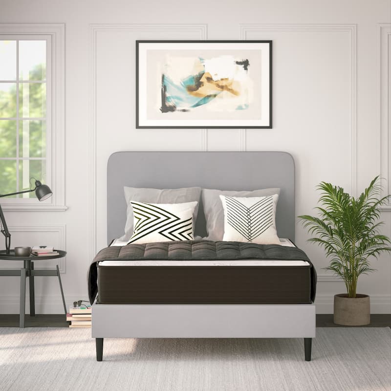 10" Hybrid Foam and Pocket Spring Mattress, Mattress in a Box - Full