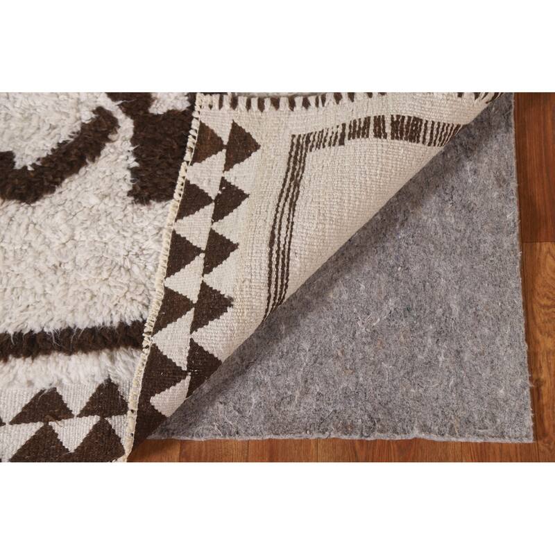 Plush Turkish Anatolian Runner Rug Handmade Wool Carpet - 3'2"x 12'1"