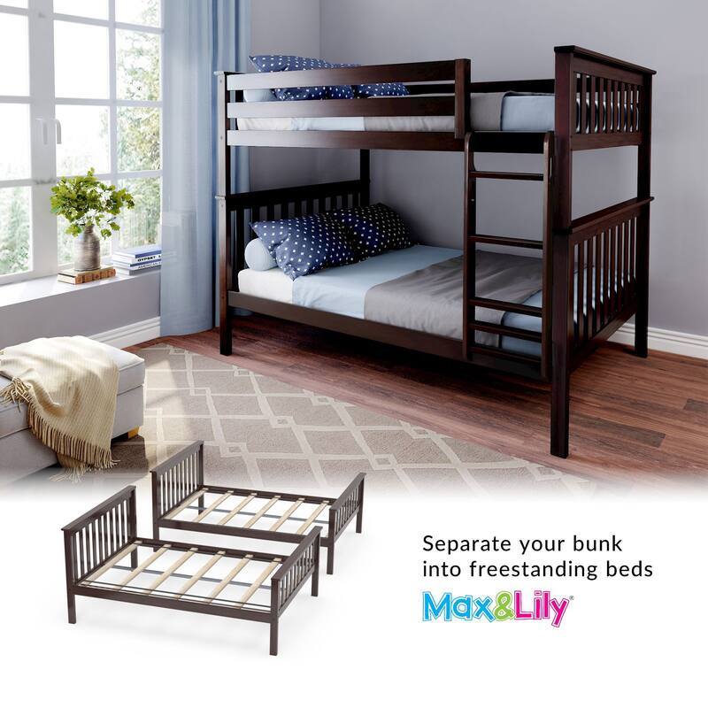 Max and Lily Full over Full Bunk Bed