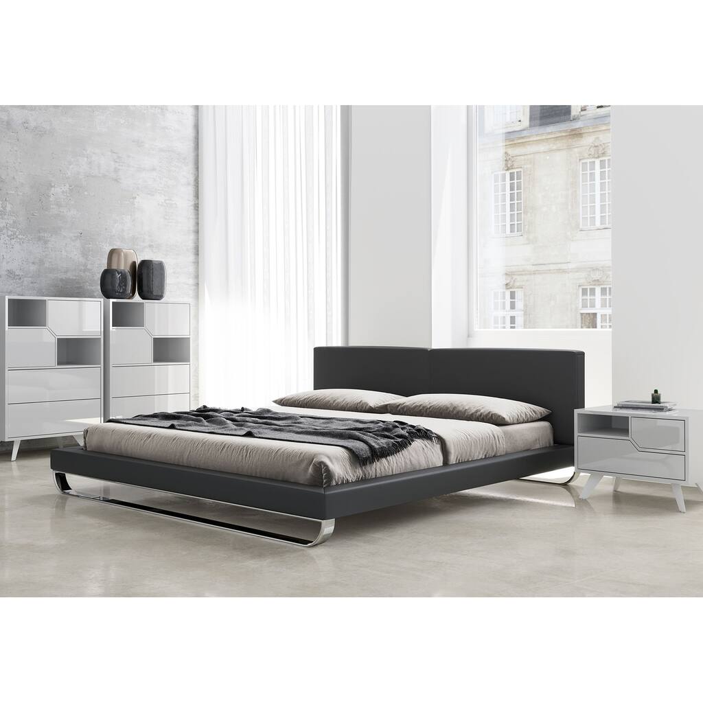Chelsea King Bed in Eiffel Tower Eco Leather