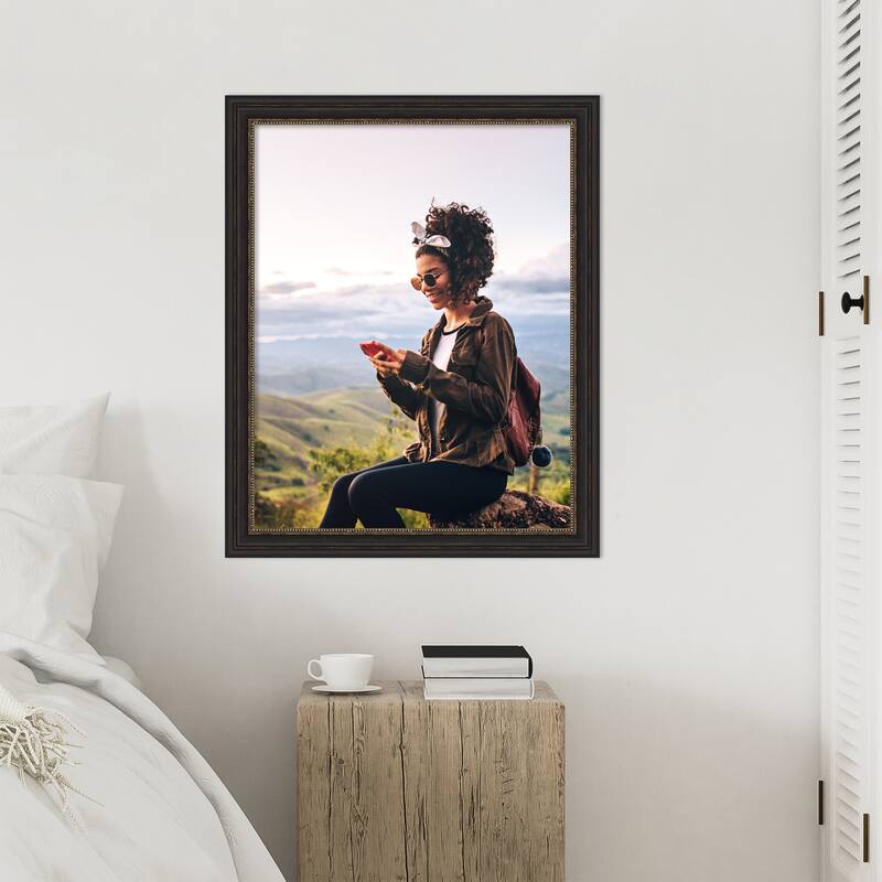 Accent Bronze Narrow Framed Picture Frame, Photo Frame