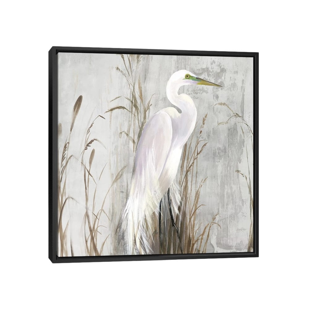 iCanvas "Heron in the Reeds" by Aimee Wilson Framed Canvas Print