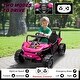 preview thumbnail 9 of 26, 12V 7AH Kids Electric UTV with Remote Control, Ride on Truck Car with Toy Storage