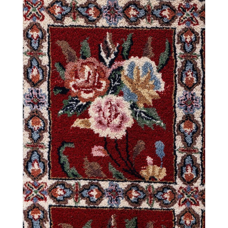 Tabriz One-of-a-Kind Hand-Knotted Area Rug, Red - 8' 3" x 11' 9"